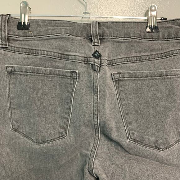 prAna Women's Gray Medium Wash Organic Cotton Blend Skinny Jeans Size 8/29 - Picture 4 of 5